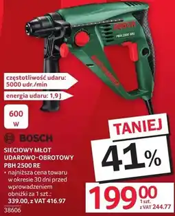 Selgros Młot udarowo-obrotowy BOSCH PBH 2500 RE oferta