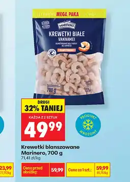 Biedronka Blanszowane krewetki Marinero oferta