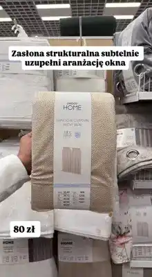 Pepco Zasłona strukturalna z taśmą oferta