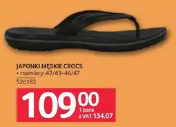Selgros Japonki męskie Crocs oferta