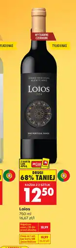 Biedronka Wino wytrawne Loios oferta