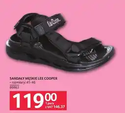 Selgros Sandały męskie Lee Cooper oferta