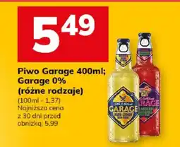 Hitpol Piwo Garage 400ml Garage 0% (różne rodzaje) oferta