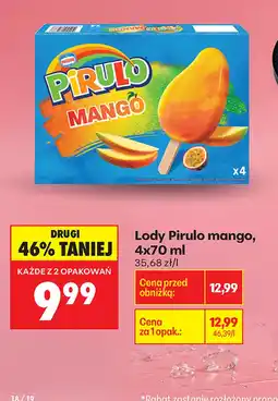 Biedronka Lody Pirulo oferta