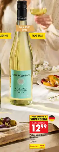 Biedronka Wino białe Peter Weinbach oferta