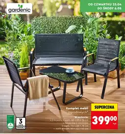 Biedronka Zestaw mebli ogrodowych Gardenic oferta