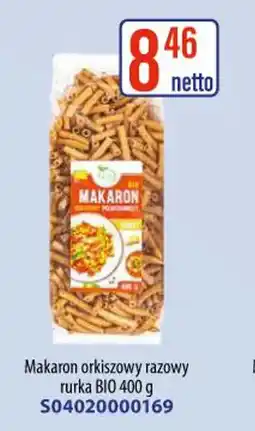 AT Makaron orkiszowy razowy rurka BIO oferta