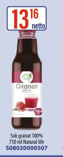 AT Natural life Sok granat oferta