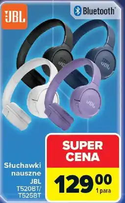 Carrefour Słuchawki nauszne JBL T520BT oferta