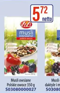AT Musli owsiane Polskie owoce oferta
