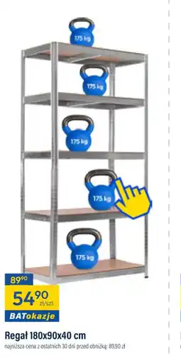 Bat Regał 180x90x40 cm oferta