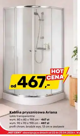 Bricomarche Kabina prysznicowa oferta