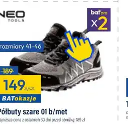 Bat NEO TOOLS Półbuty szare oferta