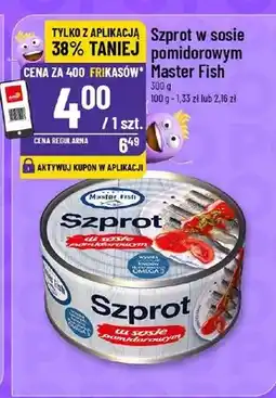 Polomarket Szprot w sosie pomidorowym Master Fish oferta