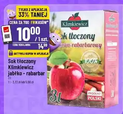 Polomarket Sok tłoczony jabłko - rabarbar oferta