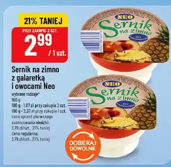 Polomarket Sernik na zimno z galaretką i owocami Neo oferta