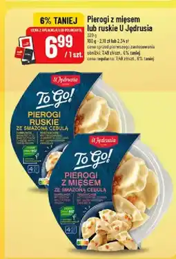Polomarket Pierogi z mięsem lub ruskie U Jędrusia oferta