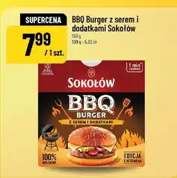 Polomarket BBQ Burger z serem i dodatkami oferta