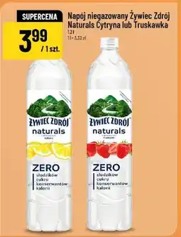 Polomarket Napój niegazowany Naturals cytryna lub truskawka oferta