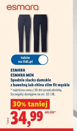 Lidl Spodnie Esmara oferta