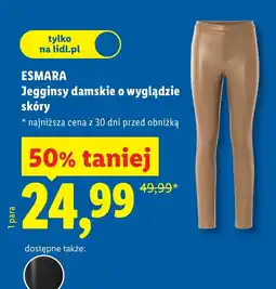 Lidl Jegginsy damskie Esmara oferta