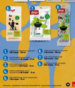 Polomarket Słomki do napojów jednorazowe oferta