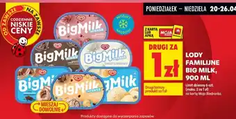 Biedronka Lody familijne oferta