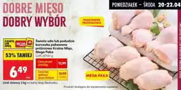 Biedronka Kurczak udo lub podudzie pakowane próżniowo Kraina Mięs, Mega Paka oferta