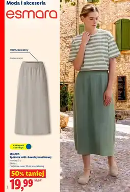 Lidl Spódnica Esmara oferta