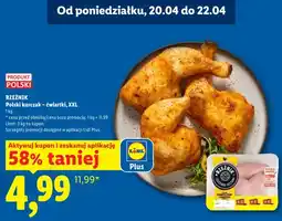 Lidl Kurczak polski - ćwiartki, XXL oferta