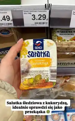 Dino Sałatka śledziowa z kukurydzą oferta