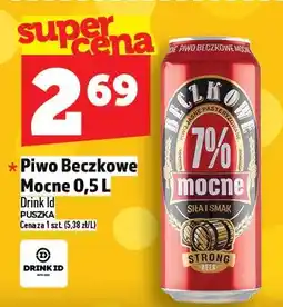 Topaz Piwo Beczkowe mocne 7% oferta