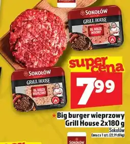 Topaz Big burger wieprzowy Grill House oferta