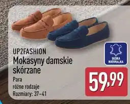 ALDI Mokasyny damskie skórzane oferta