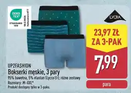 ALDI Bokserki męskie, 3 pary oferta