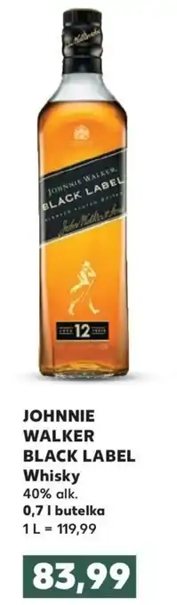 Kaufland Johnnie Walker Black Label 700ml oferta