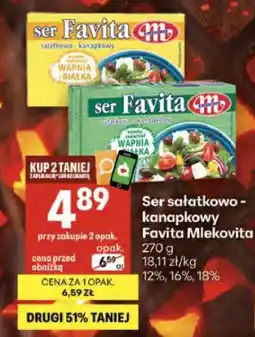 Delikatesy Centrum Ser sałatkowo-kanapkowy Favita Mlekovita oferta