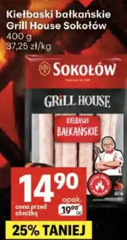 Delikatesy Centrum Kiełbaski bałkańskie Grill House Sokołów oferta