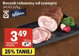 Delikatesy Centrum Boczek rolowany od szwagra Krakus oferta