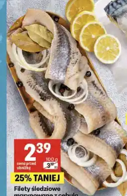 Delikatesy Centrum Filety śledziowe marynowane z cebulą oferta