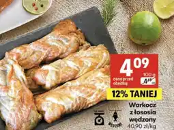 Delikatesy Centrum Warkocz z łososia wędzony oferta