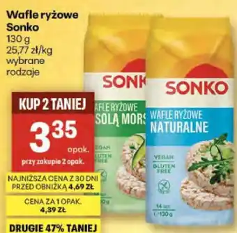Delikatesy Centrum Wafle ryżowe Sonko oferta