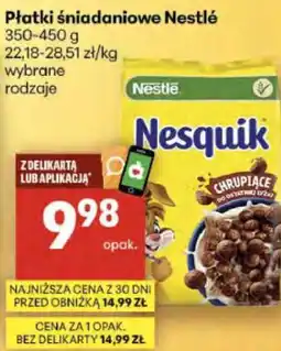 Delikatesy Centrum Płatki śniadaniowe Nestlé oferta