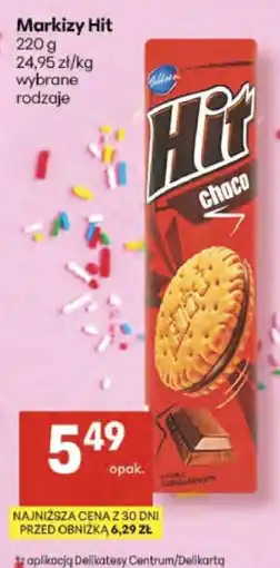 Delikatesy Centrum Markizy Hit wybrane rodzaje oferta