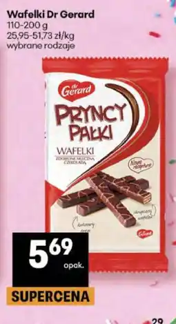 Delikatesy Centrum Wafelki Dr Gerard wybrane rodzaje oferta