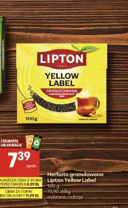 Delikatesy Centrum Herbata granulowana Lipton Yellow Label oferta