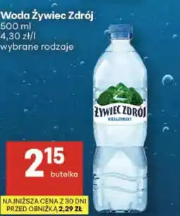 Delikatesy Centrum Woda Żywiec Zdrój 500 ml wybrane rodzaje oferta