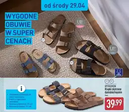 ALDI Klapki skórzane damskie/męskie UP2FASHION oferta