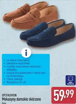 ALDI Mokasyny damskie skórzane UP2FASHION oferta