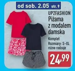 ALDI UP2FASHION Piżama z modalem damska oferta